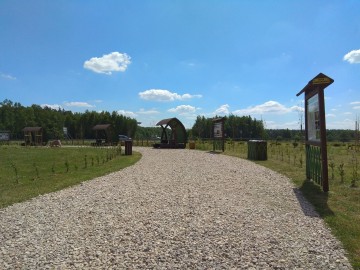 Nowe terenowe miejsce odpoczynku dla turystów w Gminie Nieborów, fot. A. Pruszkowska, 
