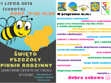 Święto Pszczoły 2018, opr. GPCKiE w Plichtowie